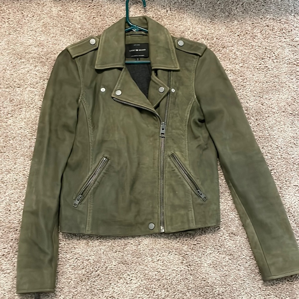 Lucky brand leather jacket